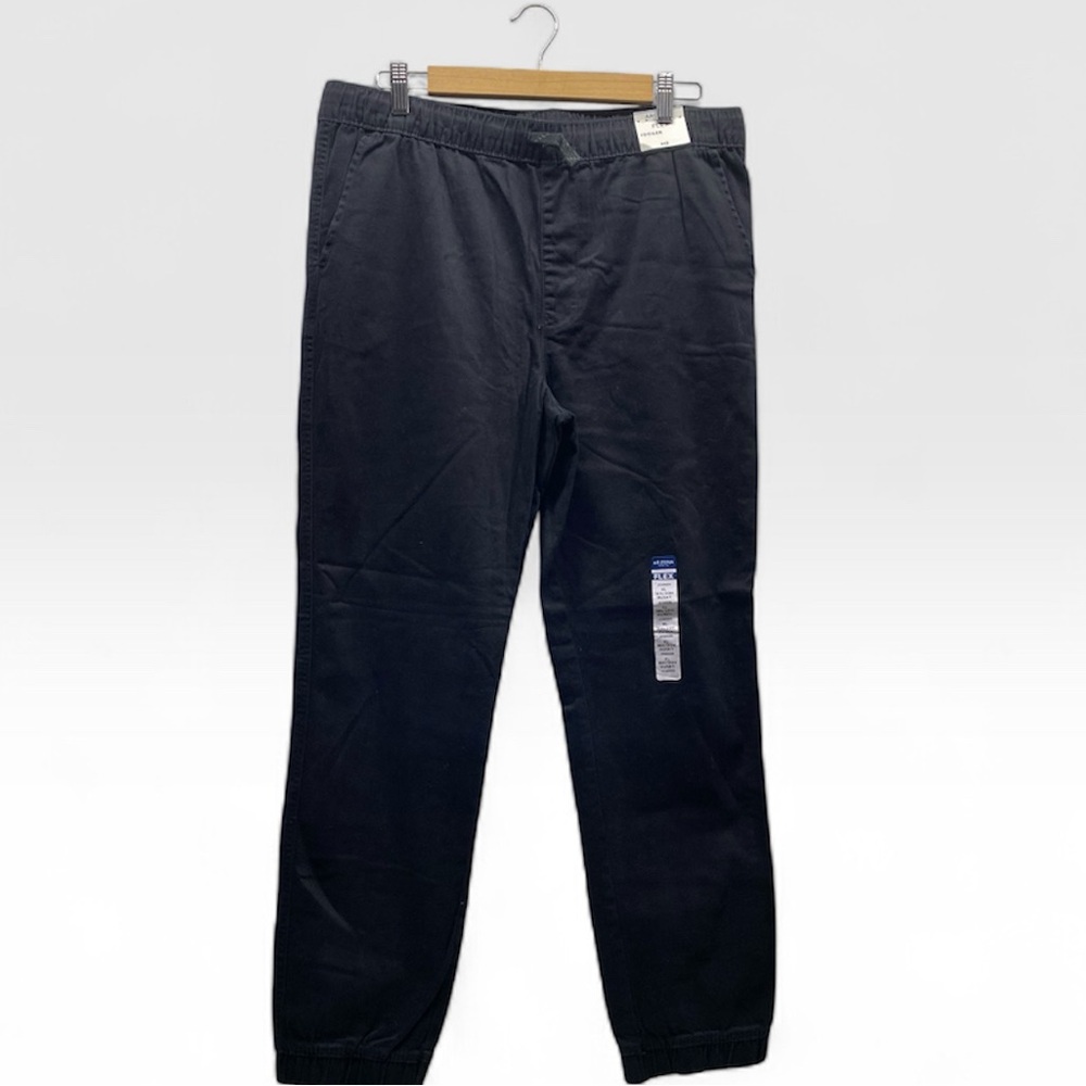 * Arizona Jean size XL FlexJogger solid Black elastic waist & cuffs 4 pockets